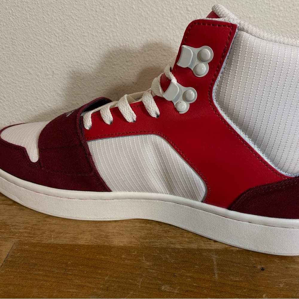 Creative Recreation Cesario High Top Sneaker Burgundy Suede Red - Size 10 - Picture 11 of 15